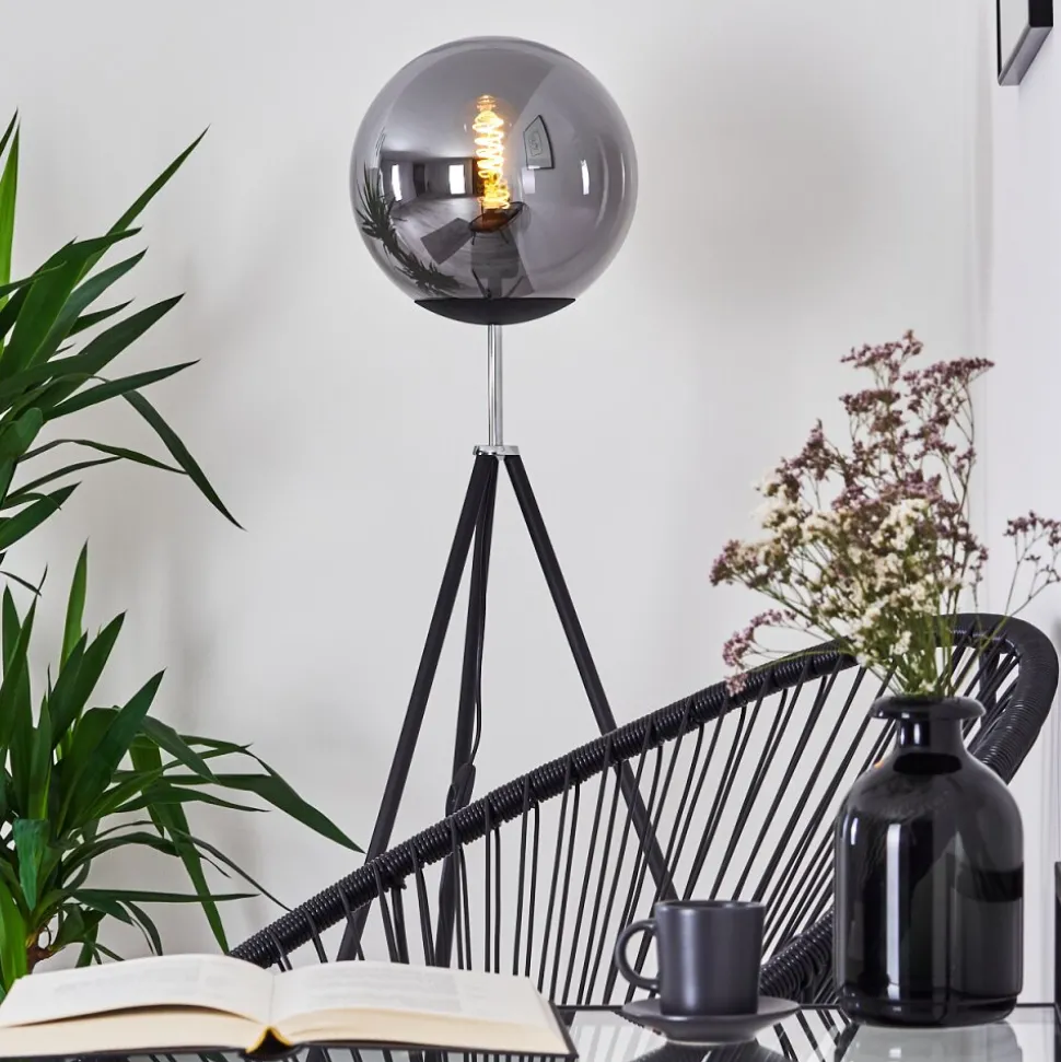 Lampadaire Murter Noir, 1 Lumiere
