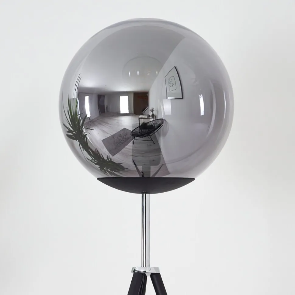 Lampadaire Murter Noir, 1 Lumiere