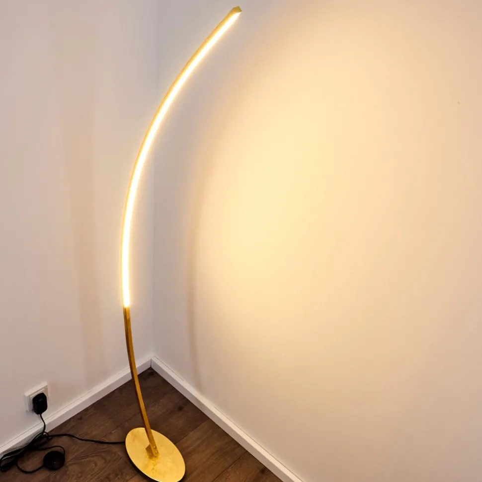 Lampadaire Nagu Led Or, 1 Lumiere