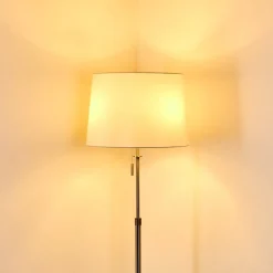 Lampadaire Neuville Nickel Mat, 3 Lumieres