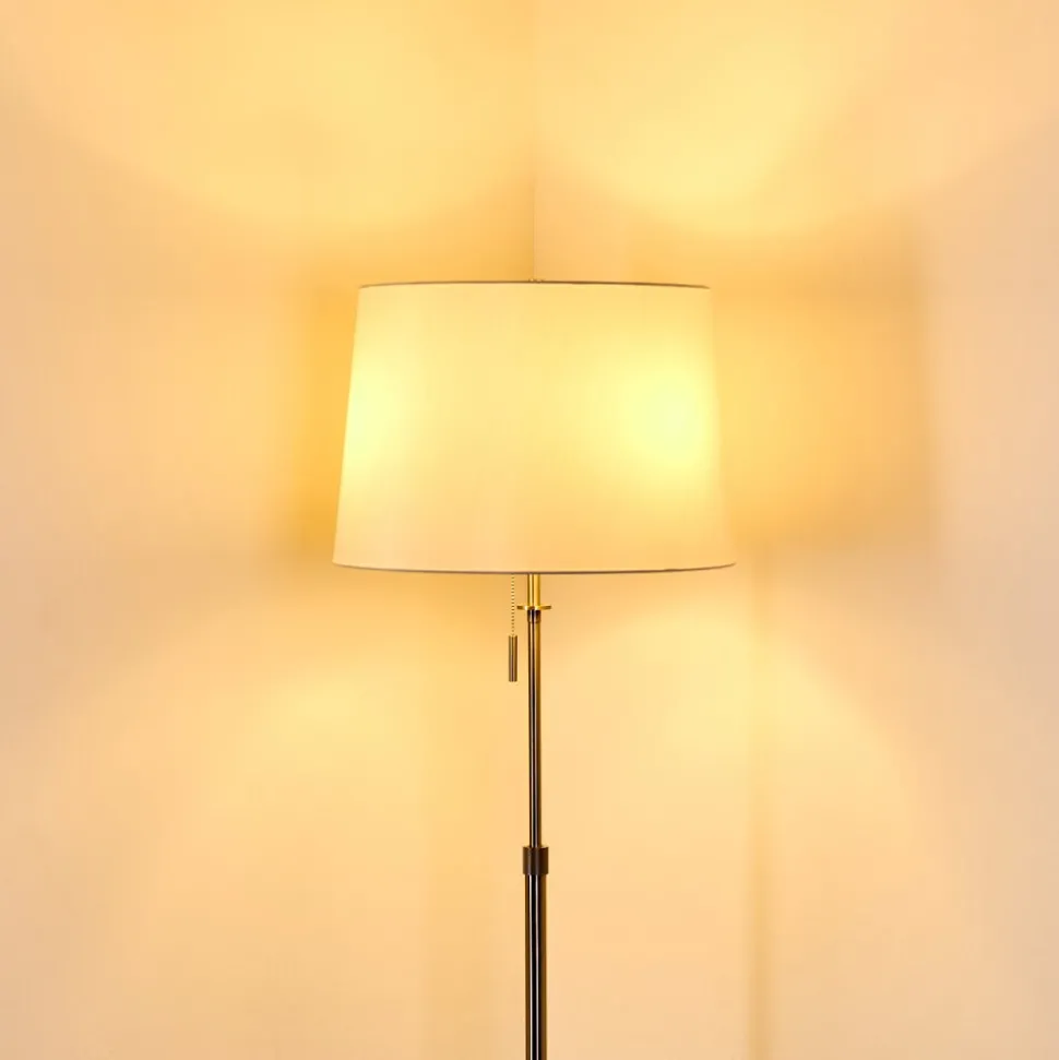 Lampadaire Neuville Nickel Mat, 3 Lumieres