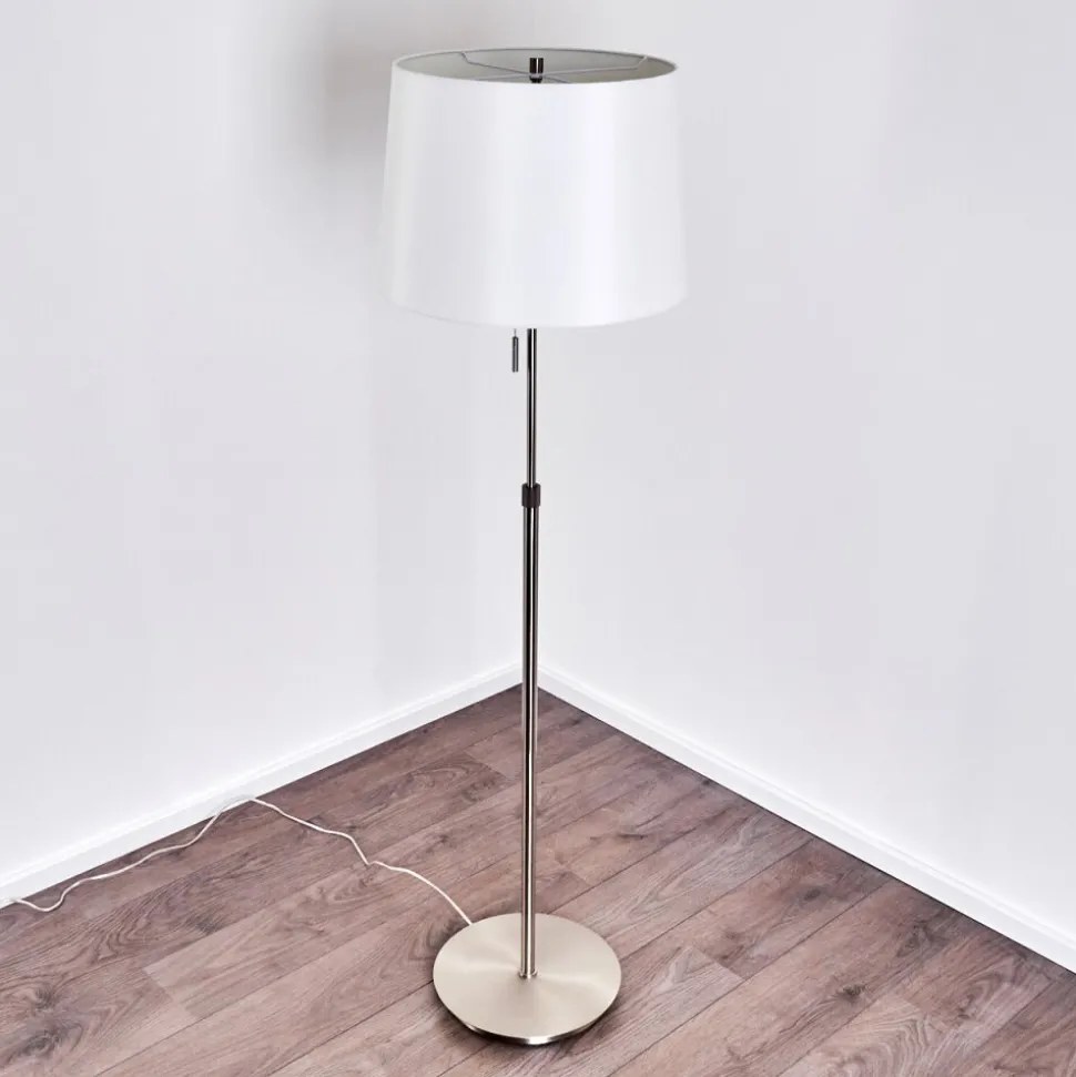 Lampadaire Neuville Nickel Mat, 3 Lumieres
