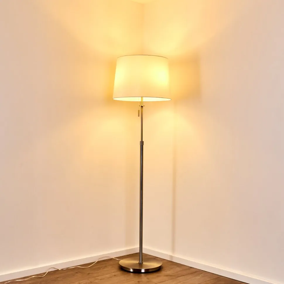 Lampadaire Neuville Nickel Mat, 3 Lumieres