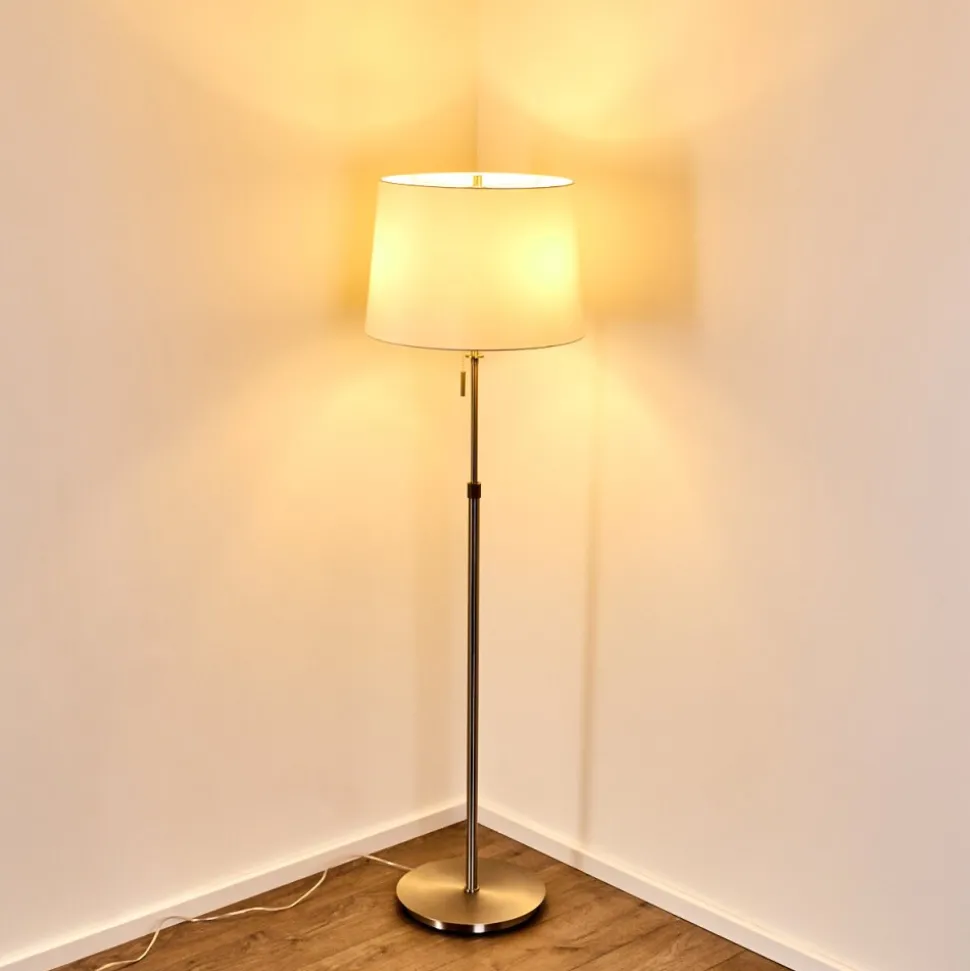 Lampadaire Neuville Nickel Mat, 3 Lumieres