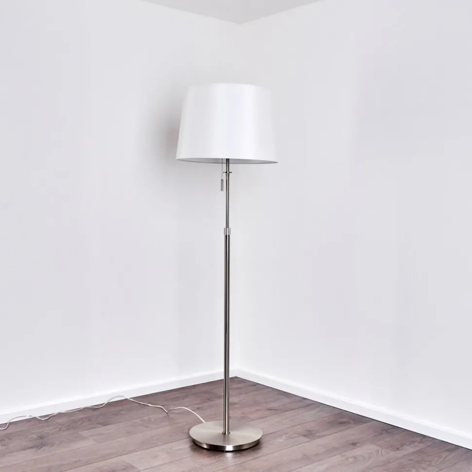 Lampadaire Neuville Nickel Mat, 3 Lumieres