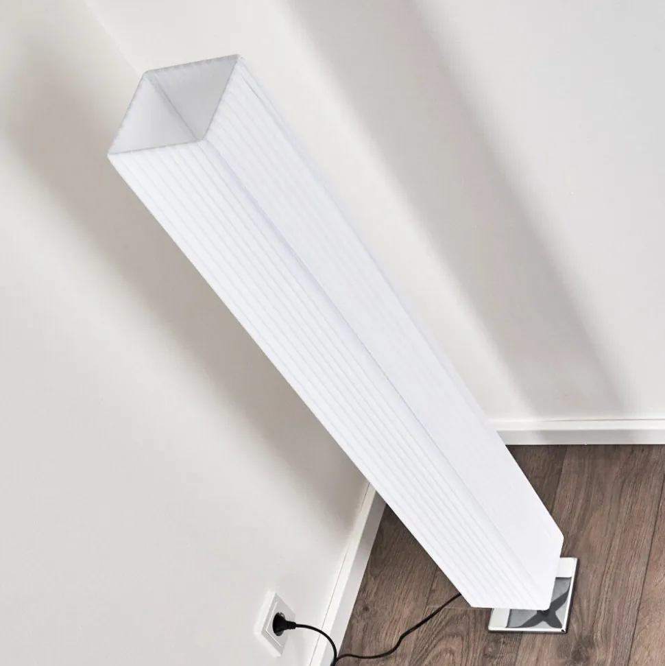 Lampadaire Newtok Chrome, 2 Lumieres