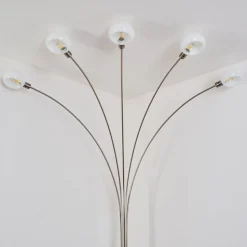 Lampadaire Nikkala Nickel Mat, 5 Lumieres