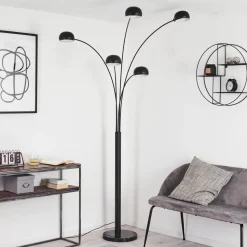 Lampadaire Nikkala Noir, 5 Lumieres