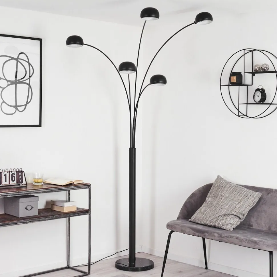 Lampadaire Nikkala Noir, 5 Lumieres