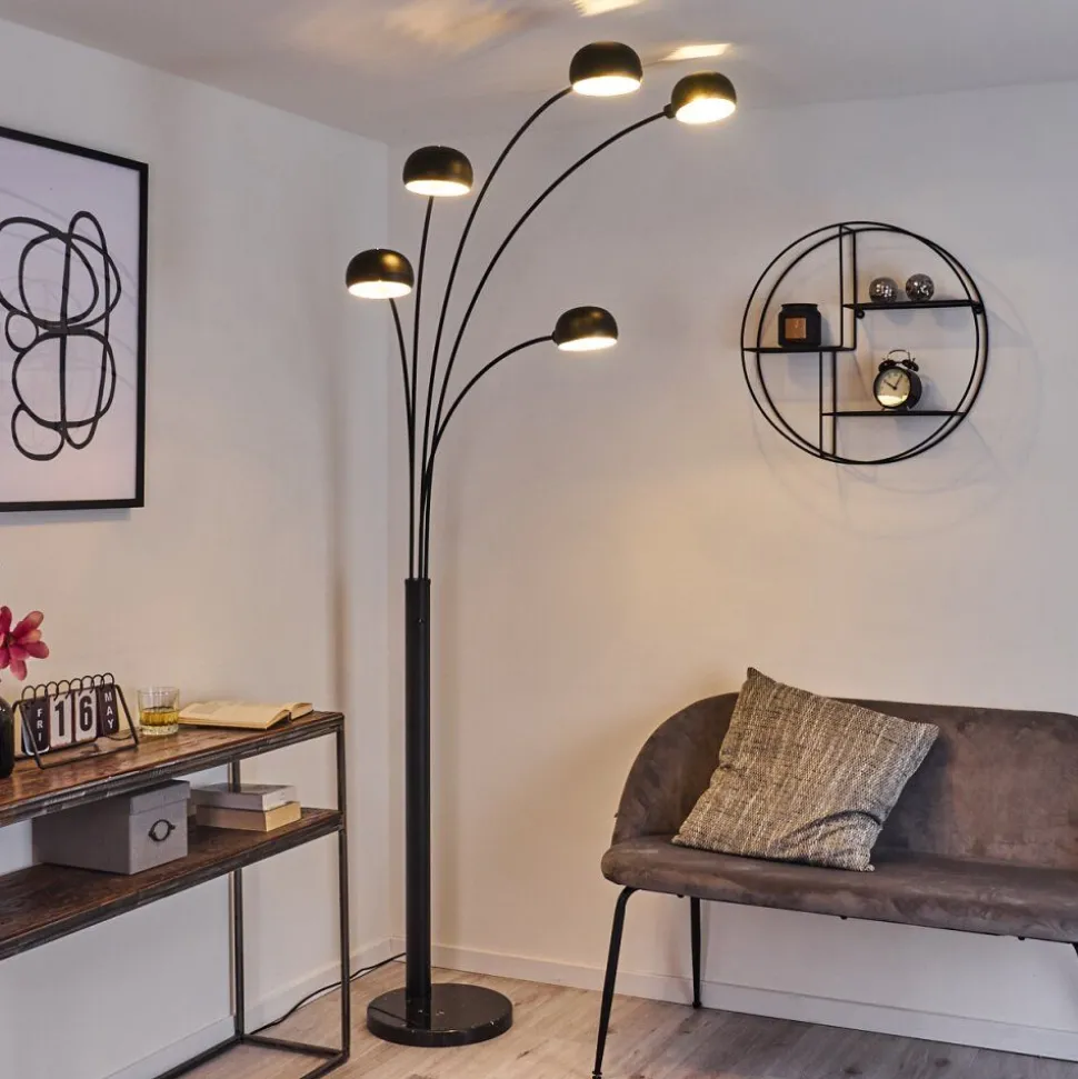 Lampadaire Nikkala Noir, 5 Lumieres