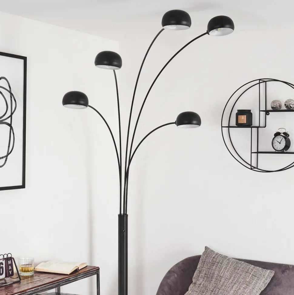 Lampadaire Nikkala Noir, 5 Lumieres