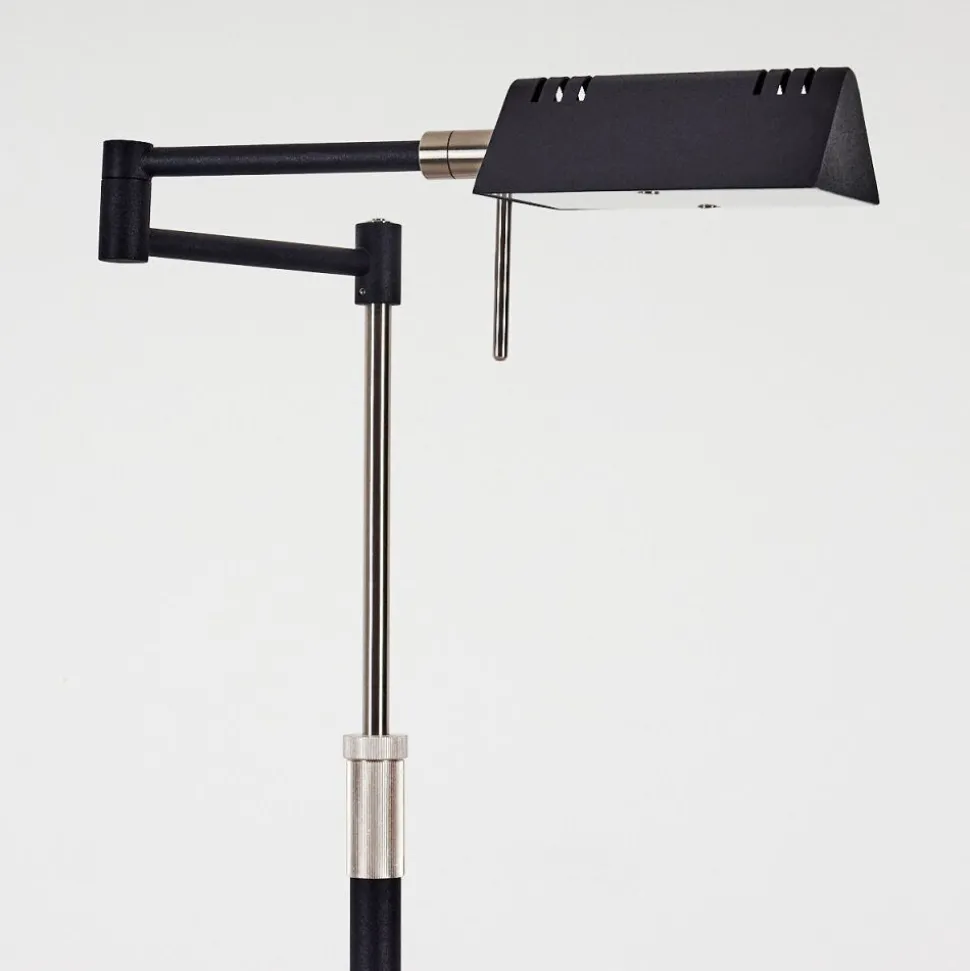 Lampadaire Norrlida Led Chrome, Noir, 1 Lumiere