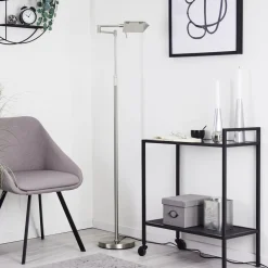 Lampadaire Norrlida Led Nickel Mat, 1 Lumiere