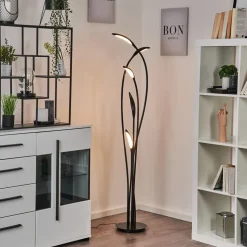 Lampadaire Oetling Led Noir, 1 Lumiere