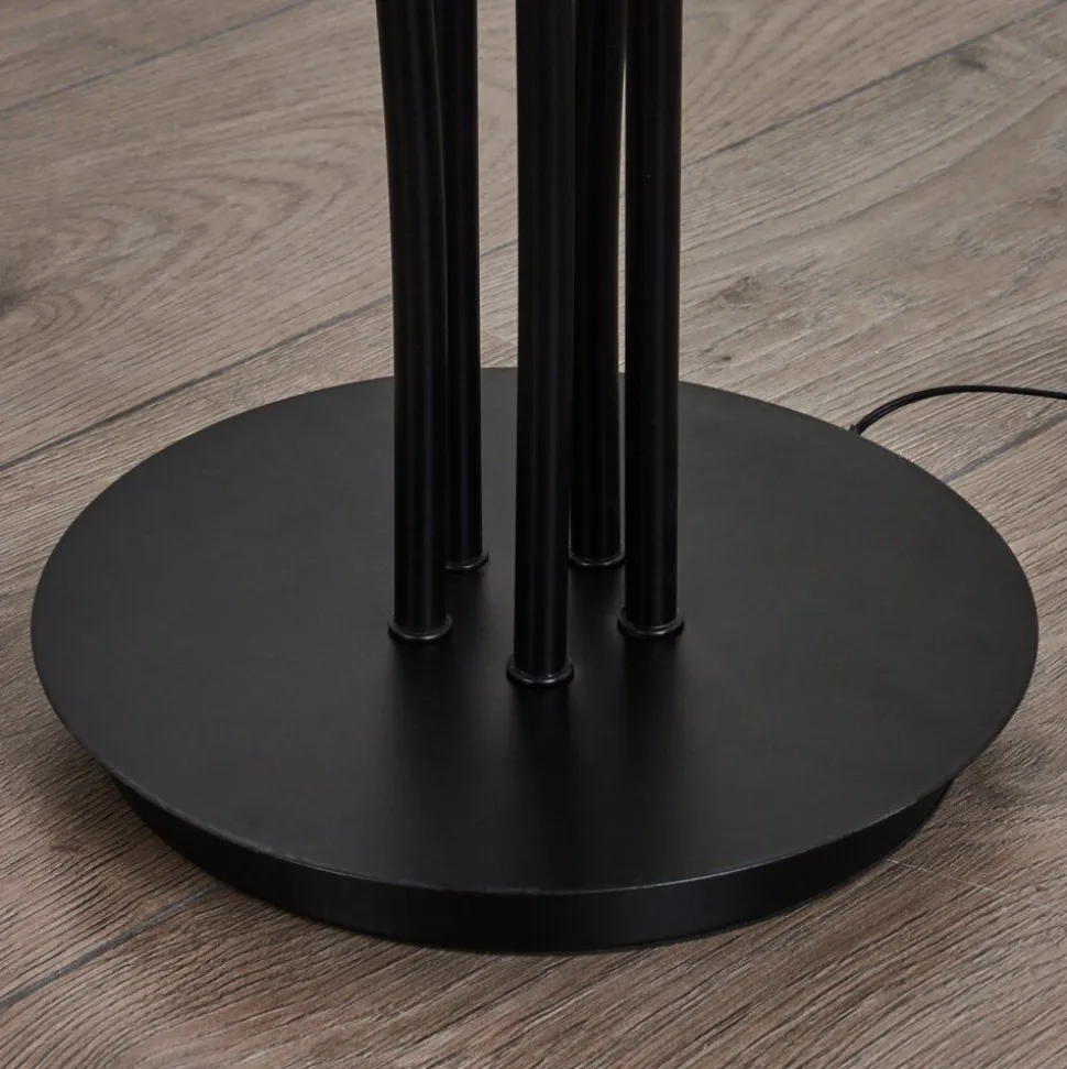 Lampadaire Oetling Led Noir, 1 Lumiere