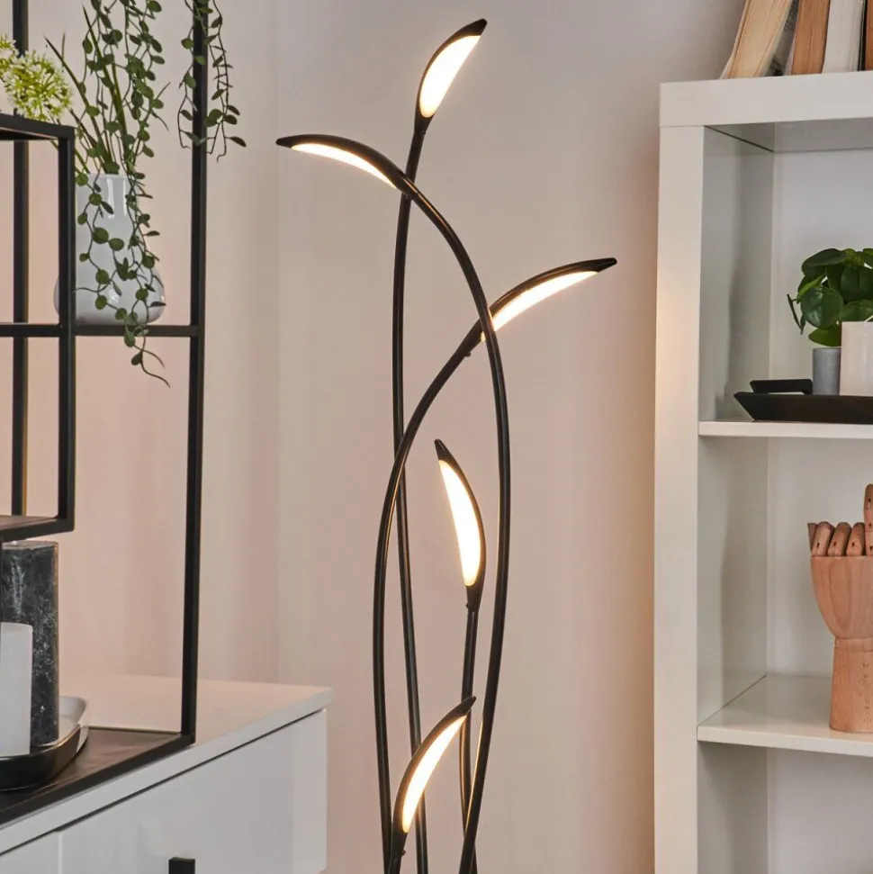 Lampadaire Oetling Led Noir, 1 Lumiere