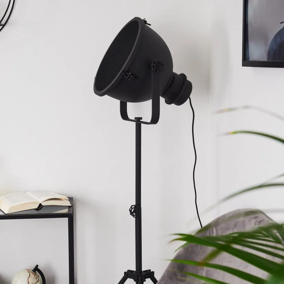 Lampadaire Ogho Noir, 1 Lumiere
