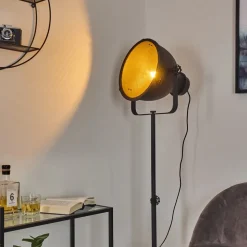 Lampadaire Ogho Noir, 1 Lumiere