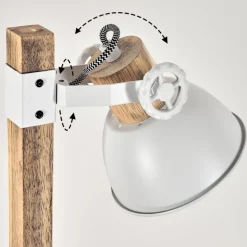 Lampadaire Orny Ecru, Blanc, 2 Lumieres