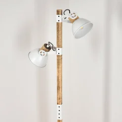 Lampadaire Orny Ecru, Blanc, 2 Lumieres