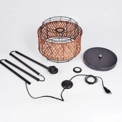 Lampadaire Otta Noir, 1 Lumiere