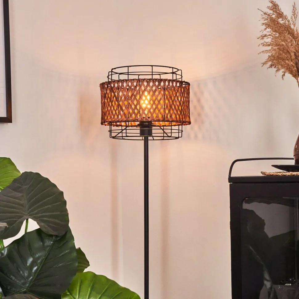 Lampadaire Otta Noir, 1 Lumiere