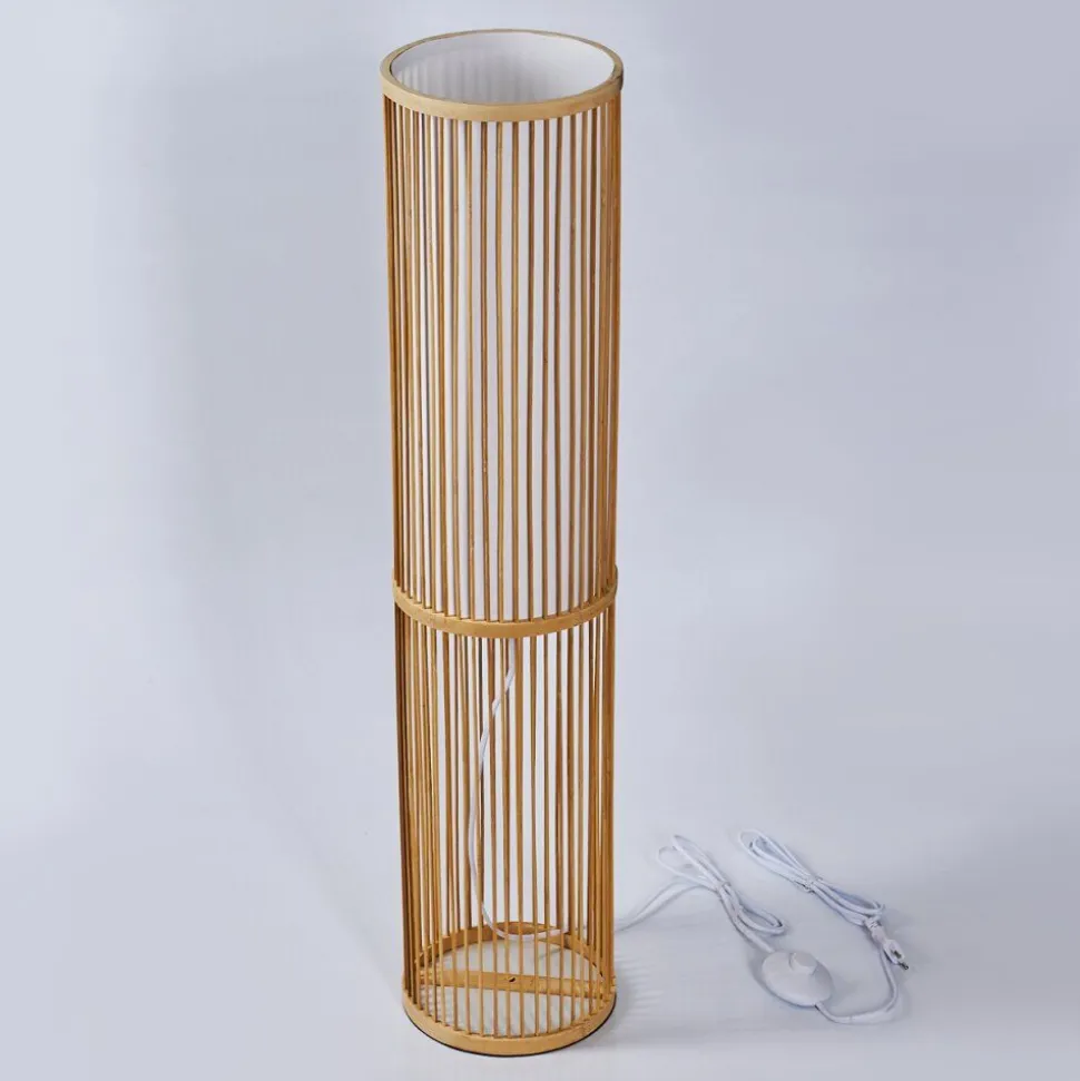 Lampadaire Peri Bois Clair, 1 Lumiere