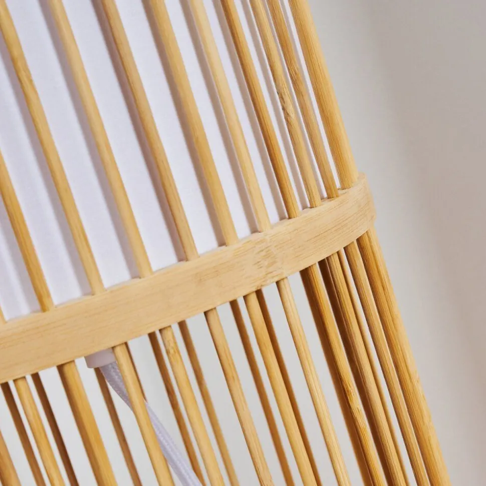 Lampadaire Peri Bois Clair, 1 Lumiere