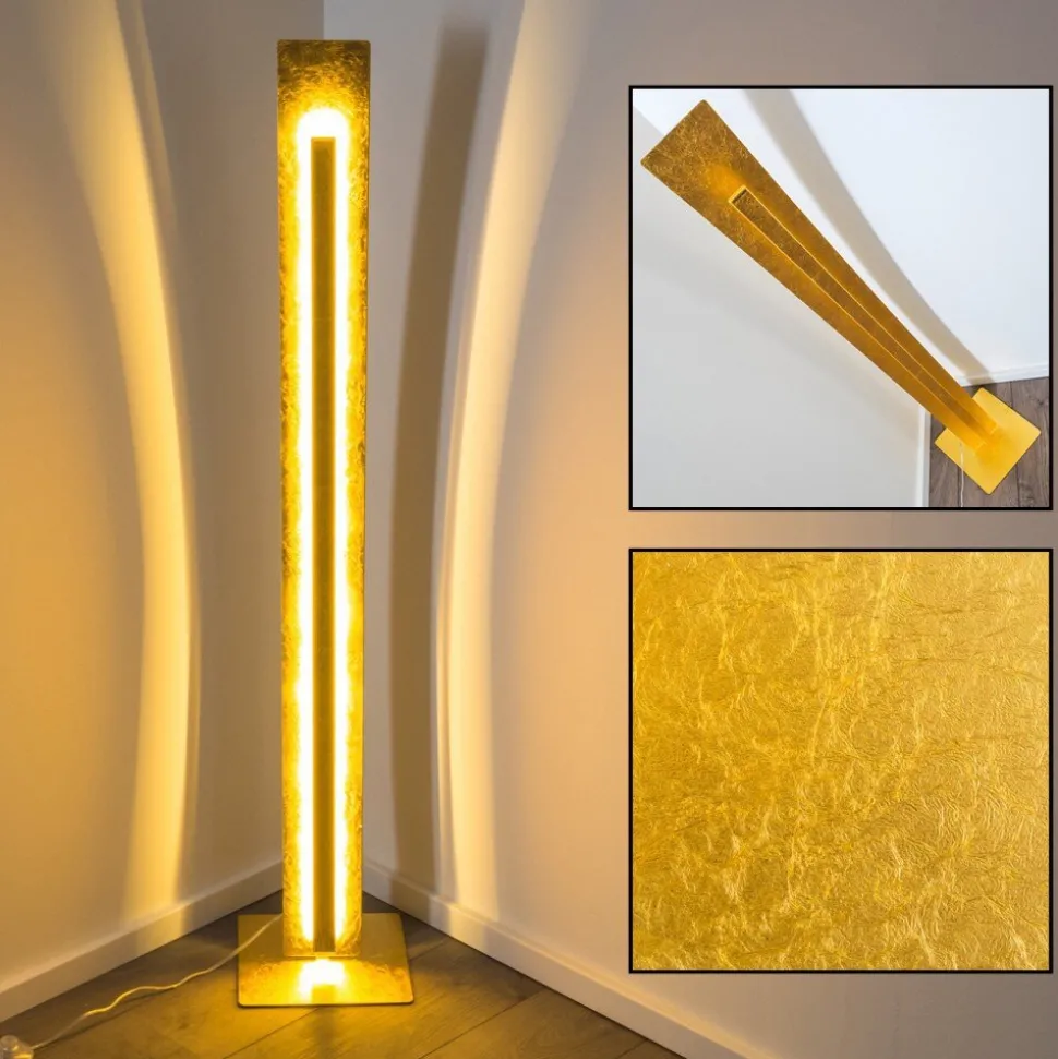 Lampadaire Petrolia Led Or, 1 Lumiere