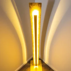 Lampadaire Petrolia Led Or, 1 Lumiere
