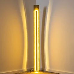 Lampadaire Petrolia Led Or, 1 Lumiere