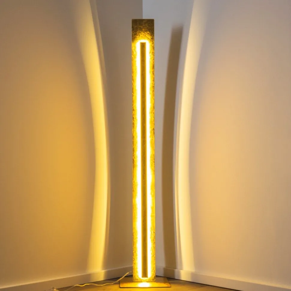 Lampadaire Petrolia Led Or, 1 Lumiere