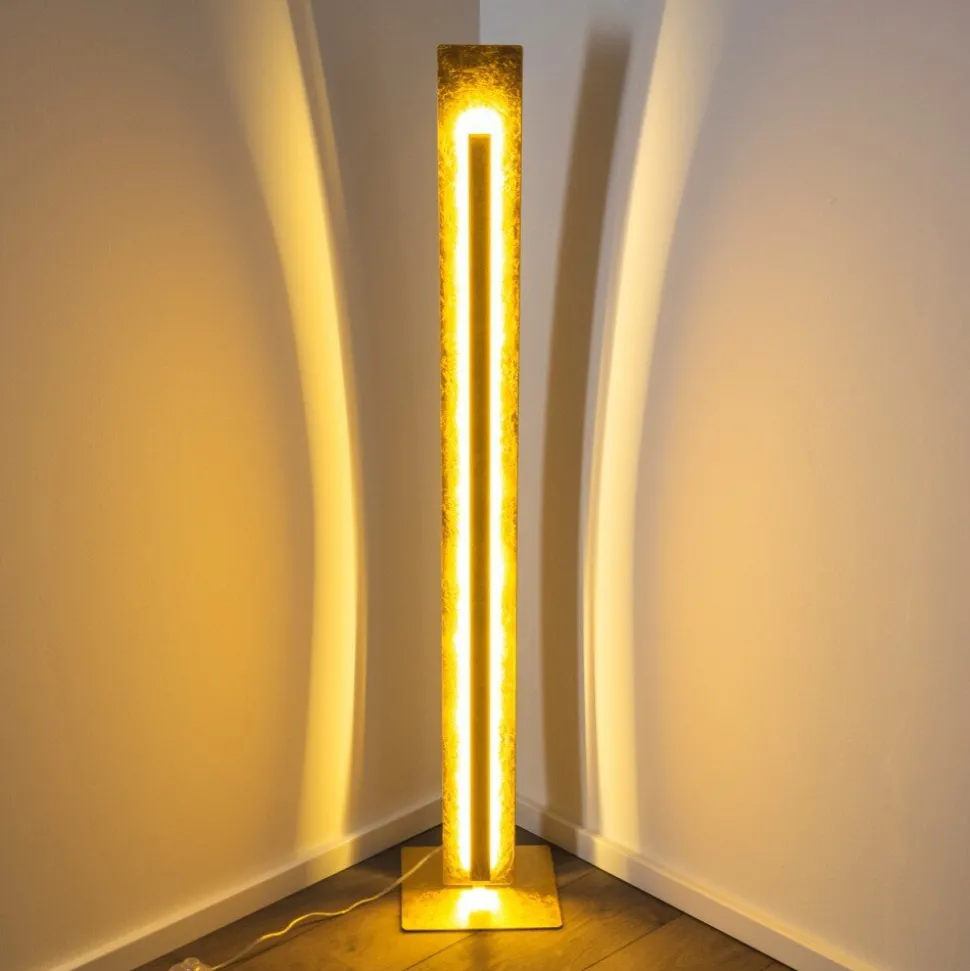 Lampadaire Petrolia Led Or, 1 Lumiere