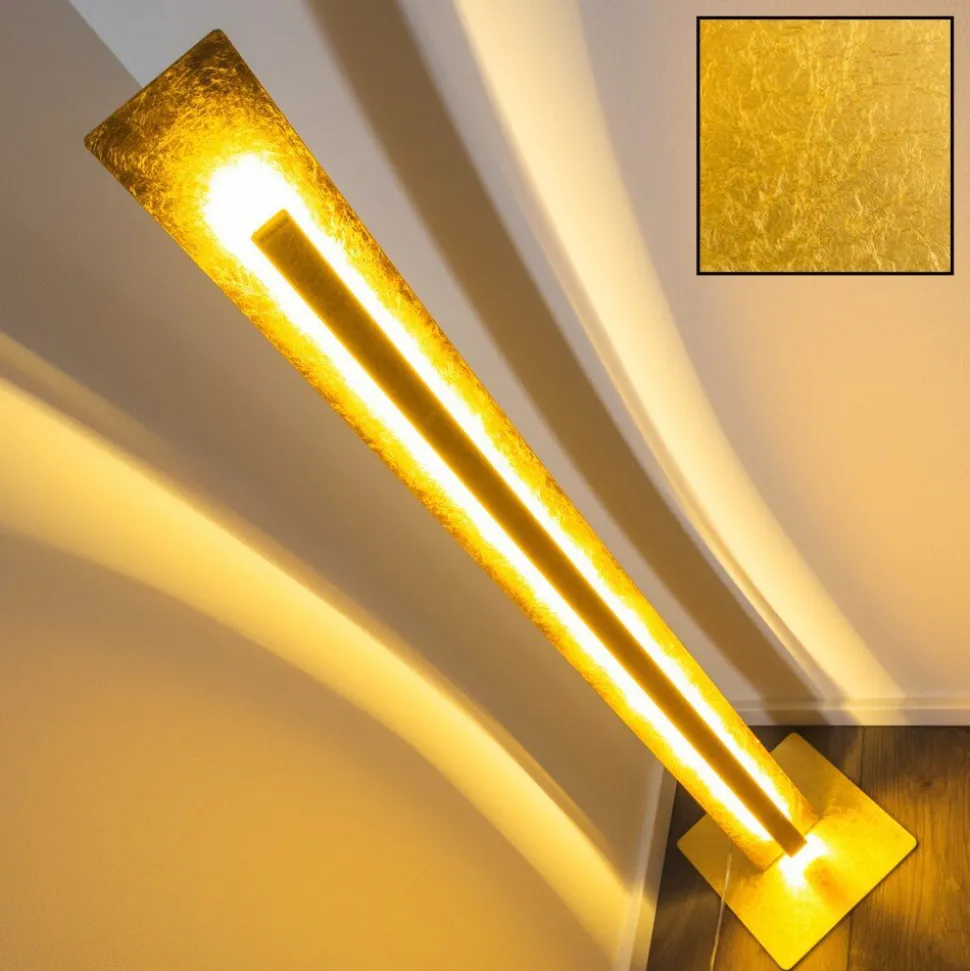 Lampadaire Petrolia Led Or, 1 Lumiere