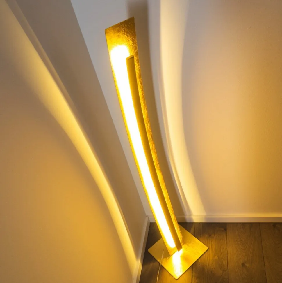 Lampadaire Petrolia Led Or, 1 Lumiere