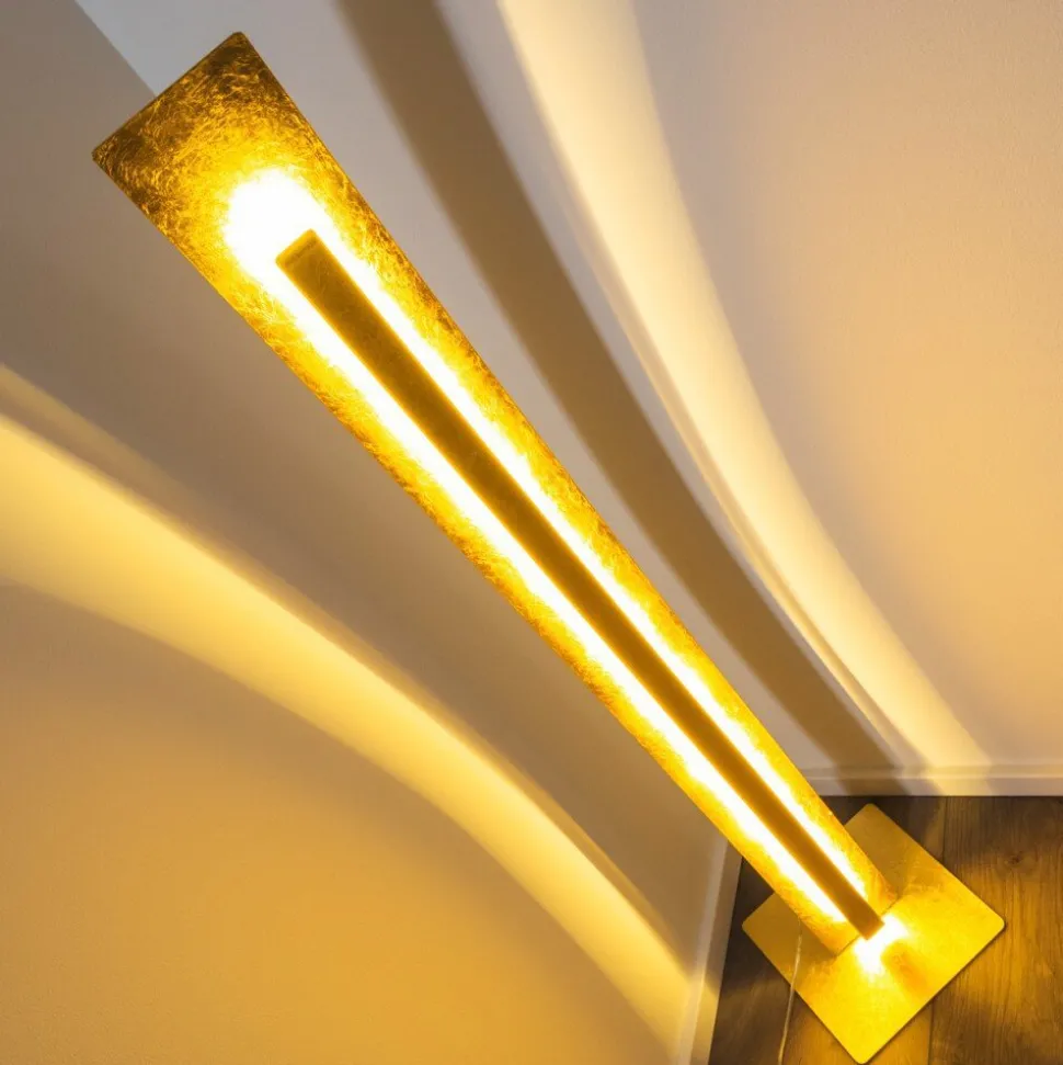 Lampadaire Petrolia Led Or, 1 Lumiere