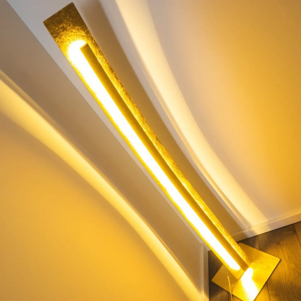 Lampadaire Petrolia Led Or, 1 Lumiere