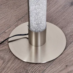 Lampadaire Pipe Led Nickel Mat, 1 Lumiere