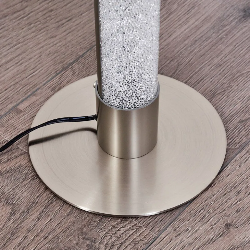 Lampadaire Pipe Led Nickel Mat, 1 Lumiere