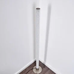 Lampadaire Pipe Led Nickel Mat, 1 Lumiere