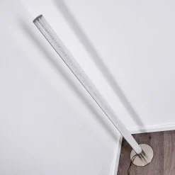 Lampadaire Pipe Led Nickel Mat, 1 Lumiere