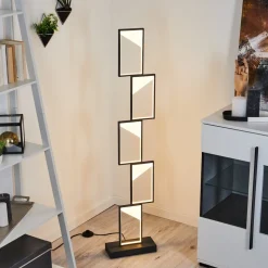 Lampadaire Pitasch Led Noir, 1 Lumiere