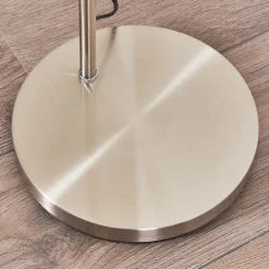 Lampadaire Poitou Nickel Mat, 1 Lumiere
