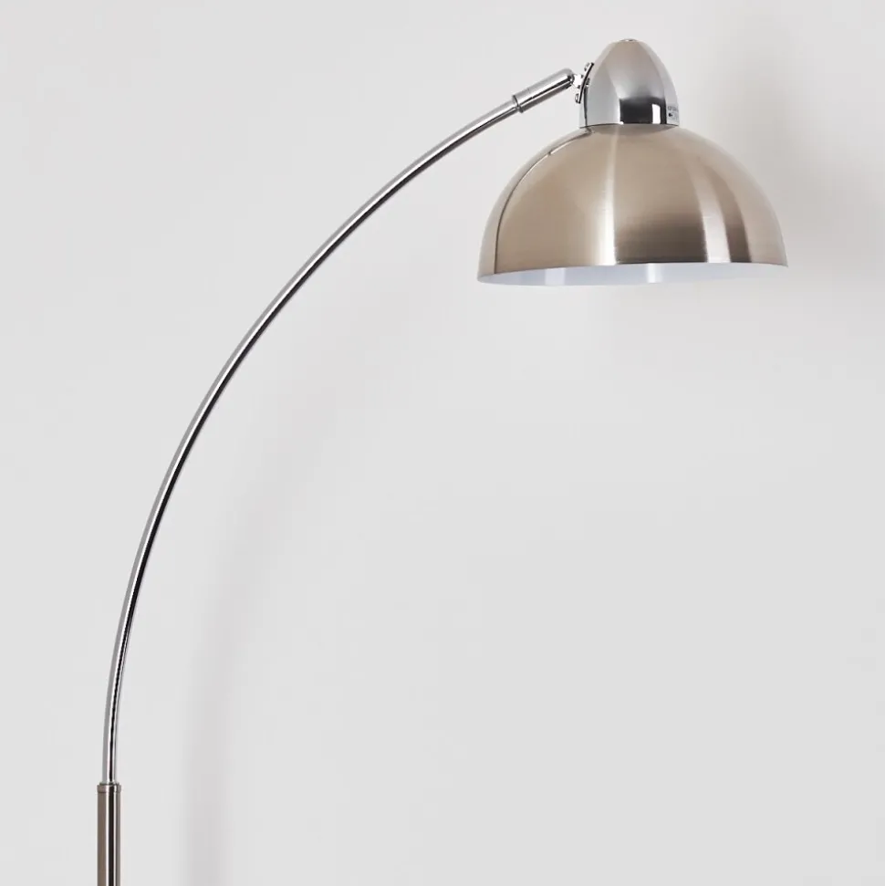 Lampadaire Poitou Nickel Mat, 1 Lumiere