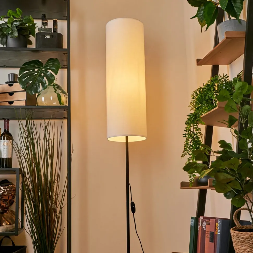 Lampadaire Pomancillo Noir, 1 Lumiere