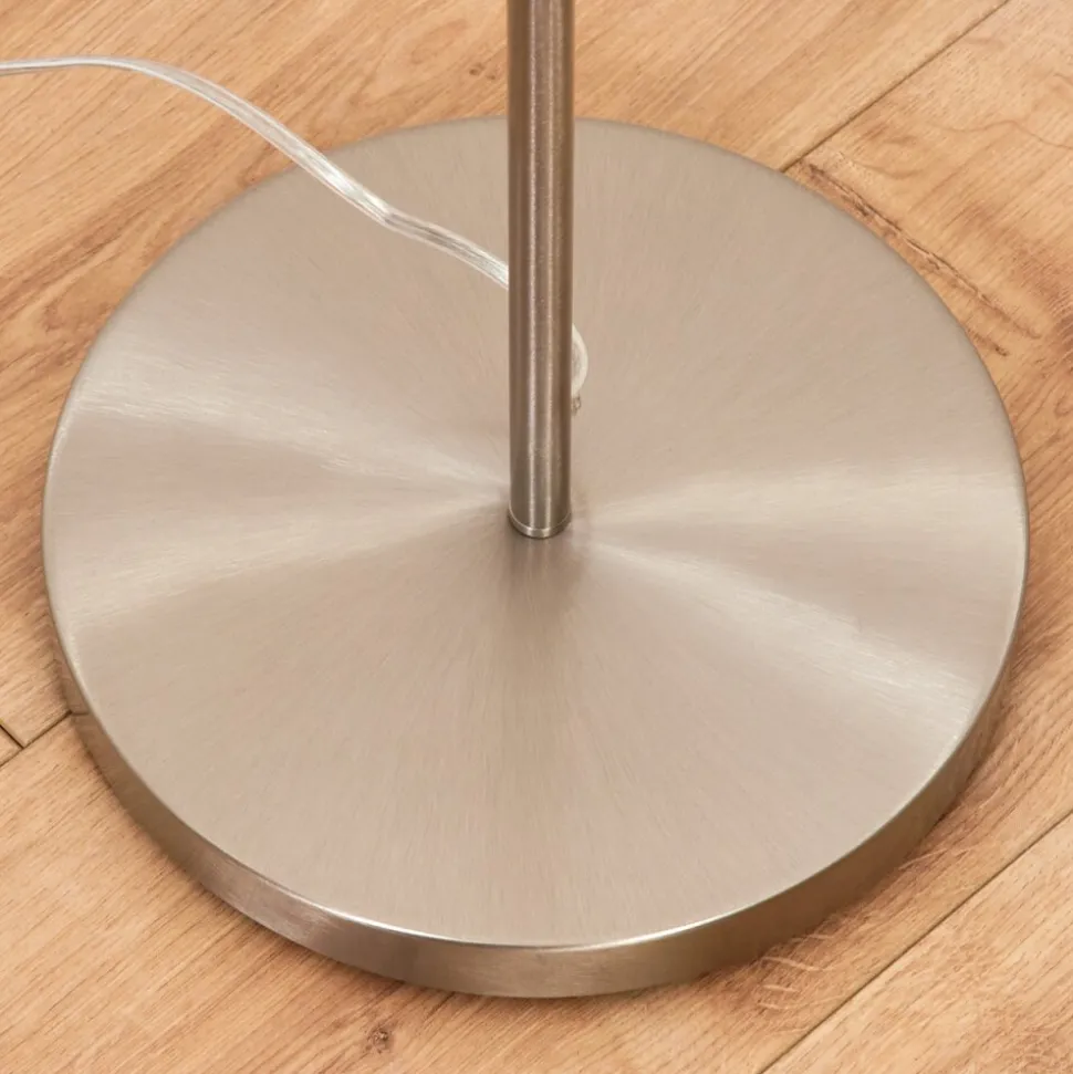 Lampadaire Pontresina Nickel Mat, 1 Lumiere