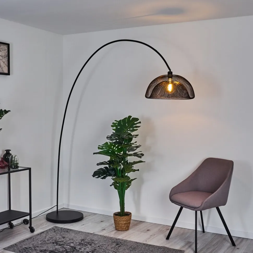 Lampadaire Pralo Noir, 1 Lumiere