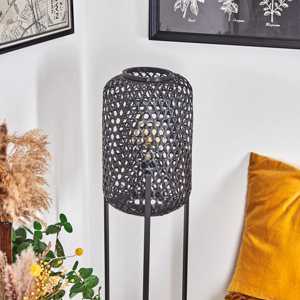 Lampadaire Quinto Noir, 1 Lumiere