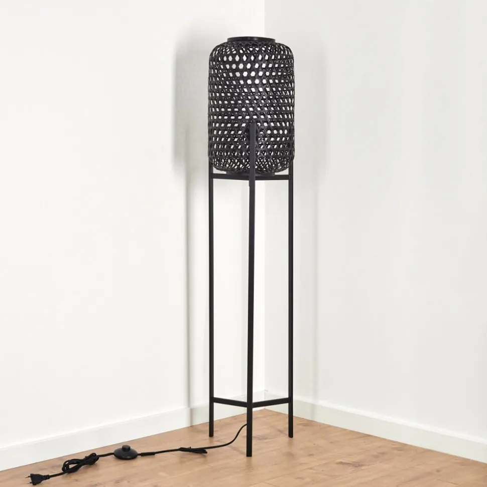Lampadaire Quinto Noir, 1 Lumiere