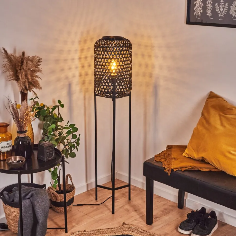 Lampadaire Quinto Noir, 1 Lumiere
